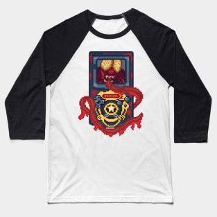 Resident Evil 2 Handheld Pixel Art Baseball T-Shirt